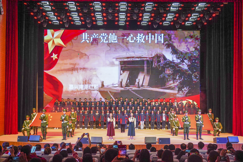 縣東元高級中學舉辦首屆校園開放日暨慶祝建黨一百周年文藝匯演活動