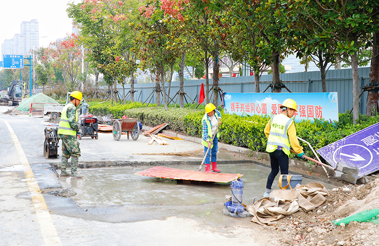 阜東北路污水管道改造、育才西路雨污管網(wǎng)分流工程