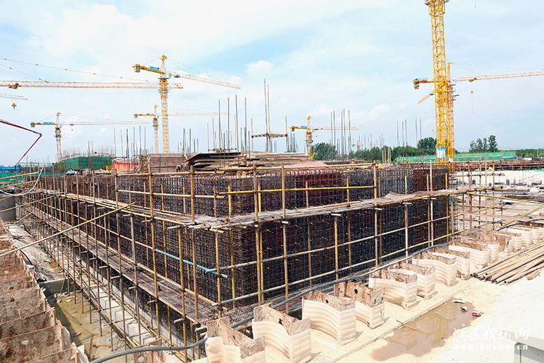 匯文院工程建設現(xiàn)場